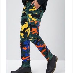 Camo Cargo Jeans, Never Worn
